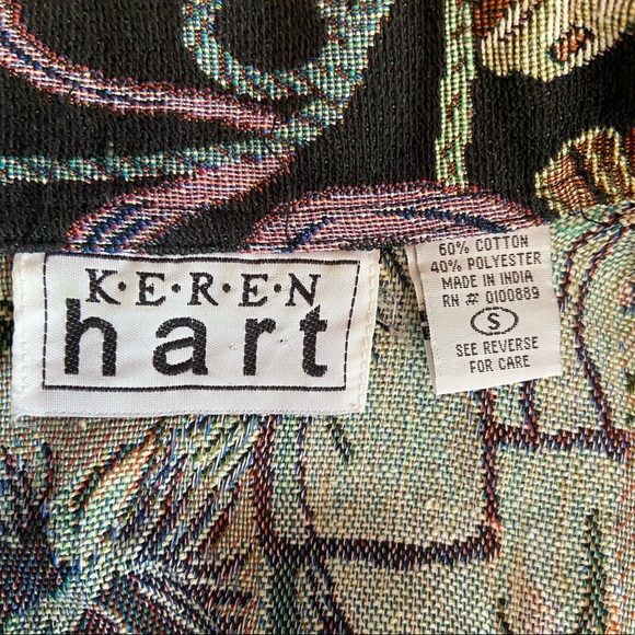 Vintage Keren Hart horse jacket small unlined EUC - Picture 7 of 7